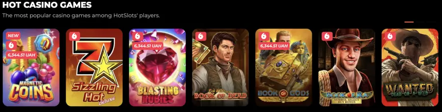 Hot slots